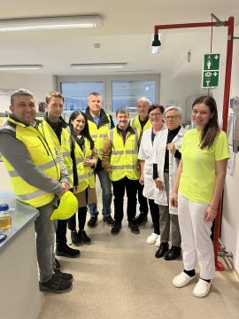 Župan s sodelavci na obisku Pivovarne Laško Union 1